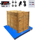 Industrial Floor Scale, 36" x 36", 2500LB/1LB with Accurate Digital Indicator