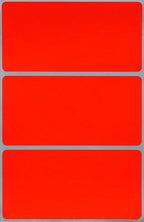 Royal Green Rectangular Stickers Color-Coding Labels for Organizing, Moving, and Storage Boxes 4" x 2" Stickers to Write On Name Tags, 45-Pack (Neon Red)