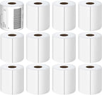 4x6 Thermal Labels - 3000 Labels, Industrial, Direct Thermal, Perforated, Postage, Shipping, Compatible with Zebra, MUNBYN, Polono, USPS, UPS, FedEx, DHL, Amazon, eBay & PAYPAL