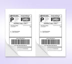 NextDayLabels – 8-1/2" x 5-1/2" Rectangular Sticker Labels for Printer - White Laser/Inkjet Printer Labels Return Address Labels Shipping Label Stickers (250 Sheets, 2 Per Sheet, 500 Labels)
