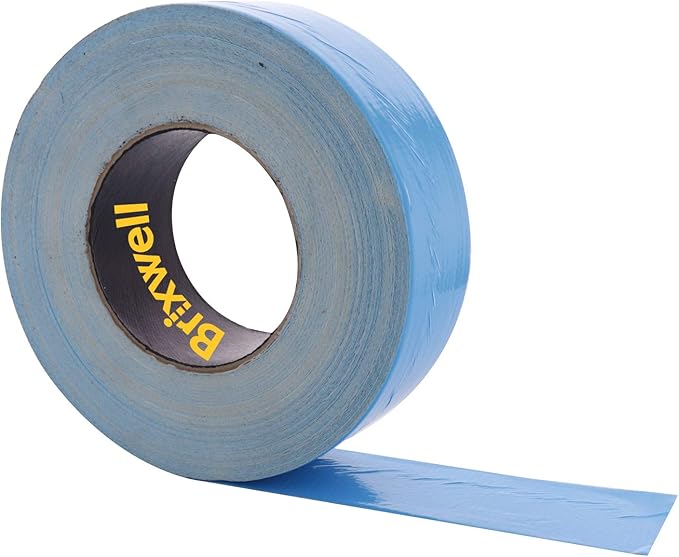 Brixwell 3 Rolls - Blue Double Coated Carpet Tape 2 Inch x 36 Yard Made in the USA