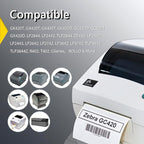 BETCKEY - 3" x 1" (76 mm x 25 mm) UPC Barcode & Address Labels Compatible with Zebra & Rollo Label Printer,Premium Adhesive & Perforated [10 Rolls, 13750 Labels]