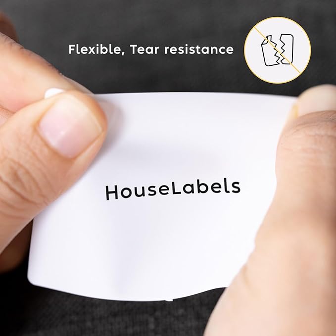 HOUSELABELS 2" x 1" Barcode Labels in Polypropylene Compatible with Zebra and Rollo Printers, 16 Rolls / 1,300 Labels per Roll