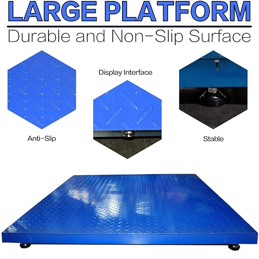 Industrial Floor Scale, 48" x 72", 5000LB/0.5LB, PEC Focus on Industry for 60 Years
