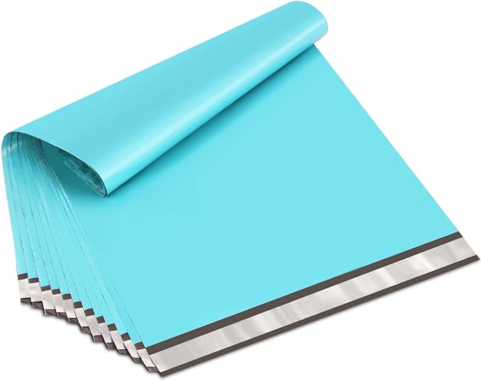 UCGOU Poly Mailers 24x24 Inch Teal 100 Pack Extra Large Shipping Bags Strong Thick Mailing Envelopes Self Seal Adhesive Waterproof and Tear Proof Boutique Postal for Clothing Quilt and More