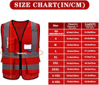Red safety vest small
