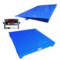 PEC Heavy-Duty Industrial Floor Scale with Carbon Steel Ramp, Warehouse Pallet Weighing Equipment, Accurate Digital Indicator Included (48” x 72”, Ramp4840)