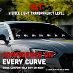 United Centurion Window Tint 5% VLT 20"Inx100'Ft 2Ply Nano Carbon - PET Laminated Adhesive Film - Privacy Window Tint for Cars, Home, Blocks UV/IR Rays, Reduce Heat & Glare - Lifetime Color Stability