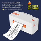 L LIKED 2.25" x 4" Direct Thermal Labels, Permanent Adhesive Shipping Postage Label & Compatible with Rollo, Zebra and Other Desktop Printers (1 Roll, 350 Labels)