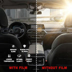 United Centurion Window Tint 5% VLT 40"Inx100'Ft 2Ply Nano Carbon - PET Laminated Adhesive Film - Privacy Window Tint for Cars, Home, Blocks UV/IR Rays, Reduce Heat & Glare - Lifetime Color Stability
