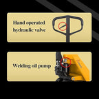 Manual Pallet Jacks 5500lbs Capacity Industrial Hand Pallet Truck 48" Lx27''W Fork Size