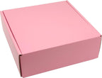 Small Pink Shipping Boxes for Small Business Pack of 25-8x8x4 inches Cardboard Corrugated Mailer Boxes for Shipping Packaging Craft Gifts Giving Products