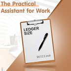 Clipboards, PANDRI 16 Pack Hardboard Office Clipboards, Low Profile Clip, Standard A4 Letter Size, Classroom Supplies, ECO Friendly