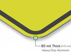 Municipal Supply and Sign Co Slippery When Wet (Plaque) Sign - 12 x 9 Weatherproof Warning Signage - High Visibility Warning Signage - Prismatic sheeting Long-lasting 10-Year 3M Warranty