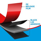EMITEVER Double Sided Tape Heavy Duty, Tesa Adhesive Mounting Tape Waterproof, 0.94IN x 18FT Strong Acrylic Foam Tape for Walls, Automotive, Home Office Decor