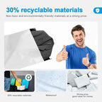 Poly Mailers 12x15.5 Inch 100PCS, 5 Layer Waterproof Self-Seal Shipping Bags for Clothes,Mailing,Books,Package, Strong Adhesive Tear-proof Mailers Bags Poly Envelopes for Small Business