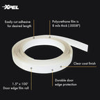 XPEL Door Edge Guard Protection Film Roll, 3/8" x 12' - Car or Truck Doors, Protective Barrier Against Minor Scratches, Paint Chips, Door Edge Impact, and Dings - Prevents Damage and Possible Rust
