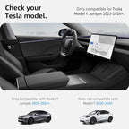 All Weather Cargo Liners for New 2025 2026 Tesla Model Y Juniper Trunk Mat with Front and Rear Frunk Trunk Tray Mats Protector Anti-Slip TPE Accessories (3PCS)