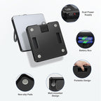Shipping Scale, 440lb/0.5oz High Accuracy Digital Scale for Packages with Hold, Tare Function, Postal Scale for Small Business, Luggage, Home Use (Battery & Charging Cable Include)