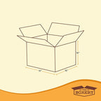 The Boxery Heavy-Duty Double Wall (ECT48) - 16"x16"x16" (15-Pack) | Corrugated Boxes for Shipping, Packaging, Moving, Storage Box for Home or Business, Strong Wholesale Bulk Boxes
