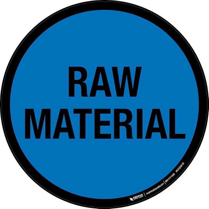 Raw Material - Floor Sign 24" x 24" - Permanent