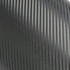 3D Black Carbon Fiber Vinyl Bubble Car Wrap Film Automotive DIY Decals (72" x 48" / 6 FT x 4 FT)