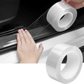 DGSL Car Door Edge Guards Door Sill Protector, 0.8In x 19.7Ft 5D Carbon Fiber Car Wrap Film, Vinyl Automotive Wrap Film Anti-Collision Fits for Most Car (Transparent)