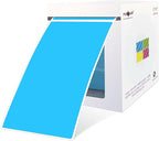 PARLAIM Large 5 x 3 inch Rectangle Color Coding Sticker, Writable Square Color Code Inventory Label for Moving Box (250pcs Sky-Blue)