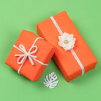 RUSPEPA Orange Kraft Paper Roll - 36 inches x 100 feet - Recyclable Paper Perfect for Wrapping, Craft, Packing, Floor Covering, Dunnage, Parcel, Table Runner