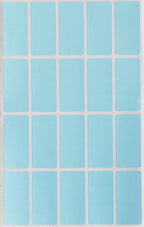 Royal Green Light Blue Colored File Stickers 1.57 inch x 0.75 inch - Color Code Labels Rectangular (40mm x 19mm) - 300 Pack