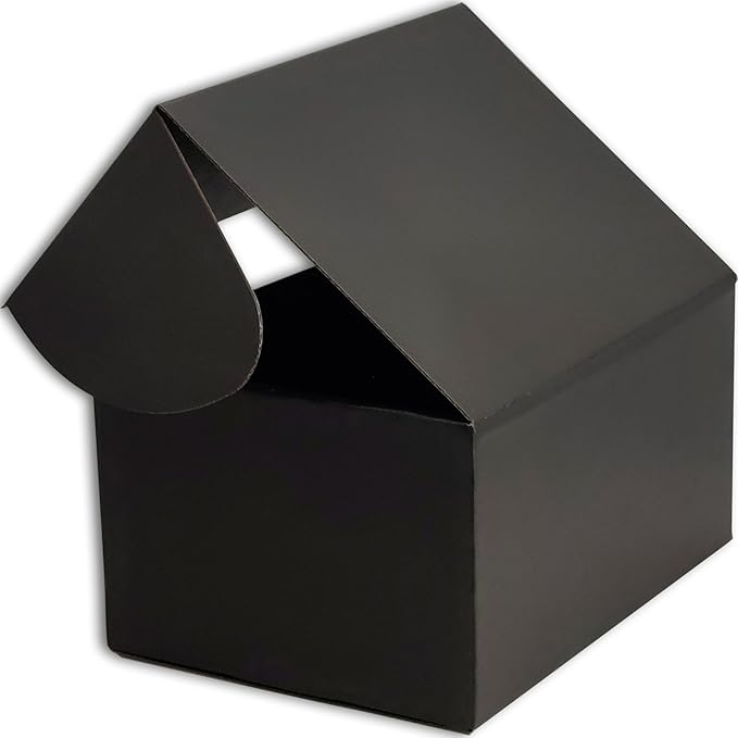 10x7x5 inches Small Shipping Boxes Set of 20 - Black Mailer Corrugated Cardboard Boxes for Shipping Packaging Mailing Products