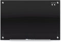 Quartet Magnetic Dry Erase Board, 24" x 18" Glass Whiteboard for Wall, Infinity, Black (G2418B)
