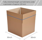 Coopay 12 Inches Extra Large Rubber Bands, 30 Pieces Heavy Duty Trash Can Band Bulk, Strong Elastic for Office Supply School Home, Garbage Cans, File Folders (Blue)