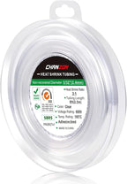 Chanzon 3:1 Ratio 3/32" (2.4mm) Heat Shrink Tubing - Marine Grade Waterproof Adhesive Lined - 8Ft Roll (2.5M Total Length) Clear/Transparent Polyolefin Sleeving Wrap Shrinking 3 to 1 Ratio 1pcs