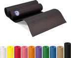 12" x 1200" (100 ft) Black Kraft Paper Roll, Pack of 2 - USA-Made Quality Craft Paper for Gift Wrapping, Kids' Arts & Crafts, School Projects - 100% Recycled, 50 lb Natural Material by IDL Packaging