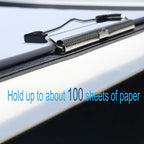 Acocony 11x17 Clipboard Vertical Extra Large Clipboard Low Profile Clip 11 x 17 Clipping Board PP Plactic Black Pack of 1