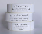 Address Stickers Custom Return Address Labels Roll White Self Adhesive Personalized ActuallyCustom22