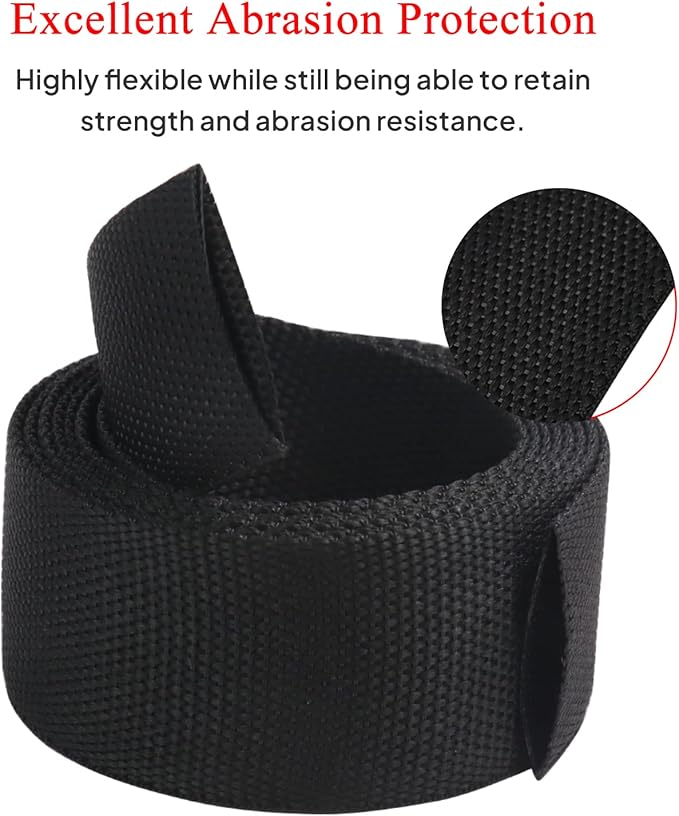 2 in 1 Heat Shrink Braided Sleeving Fabric Tubing-Ideal fit Irregular Shape Hose/Cable/Wire (1-3/8"(34mm), 14FT)
