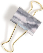U Brands Fashion Binder Clips, Soft Dye with Gold Prongs, Office Organization Supplies, 32mm, 36 Count
