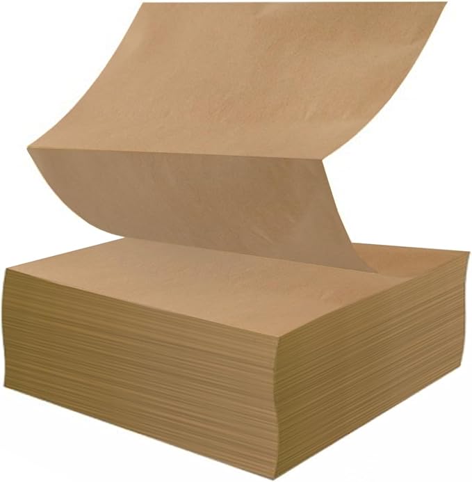 Elementree Brown Packing Paper Sheets for Moving & Shipping - 1500 Count (1375 Feet) - 14.5" x 11" Sheet Size - Sustainable Void Fill Packaging Made in the USA - Kraft Paper Thickness (00919)