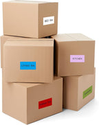 Marspark 900 Pieces Colored Labels Stickers 2" x 4" Large Color Coded Labels Stickers Moving Packing Label for Boxes in 20 Assorted Colors Name Tags for Boxes Storage Bins