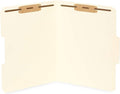 50 Manila Fastener File Folders - 1/3 Cut Reinforced Tab - Durable 2 Prongs Bonded Fastener Designed to Organize Standard Medical Files, Law Client Files, Office Reports - Letter Size, Manila, 50 Pack