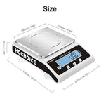 Precision Electronic Balance Scale 3000g x 0.01g | Lab Scale, Counting Scale, Scientific Gram Scale |for Laboratory, Jewelry, Industrial, Business