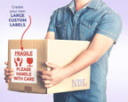 NextDayLabels - Full Page Labels 8.5 x 11 - White Shipping Labels - 8.5 x 11 Label Paper for Printer - Large Blank Matte Sticker Printer Paper - Laser/Inkjet Printer Labels (1 Per Sheet, 100 Labels)