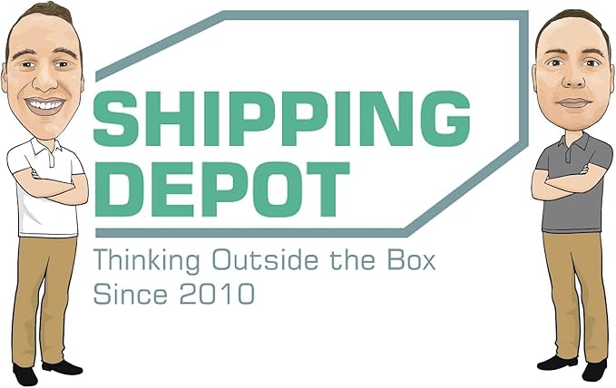 Secure Seal Shipping Boxes - 4x4x2" Mailers - White Foldable Corrugated Cardboard Packaging for Mailing, Moving, Storage, and Organizing - Strong Lightweight Foldable (Bulk 50 Pack)