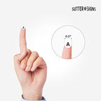 1000pcs Letter J Stickers, 0.5" Letter Sticker Dot Labels for Organization, Inventory, 1000/roll