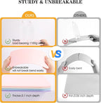 2 Pack Pink A4 Clipboard with Pen Holder,Standard Letter Size,Heavy Duty Clip Boards 8.5x11,Cute Clipboards for Women Kids Students,Nurses, School Office Home Supplies