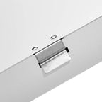 Amazon Basics Aluminum Storage Clipboard, Two-Tier, Standard Clip, 14" x 9", Silver