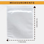 500 Pack 7"x10" Shipping Label Sleeves – Clear Self-Adhesive Packing Slip Pouches, Waterproof Packing List Envelopes – Ideal for Shipping Documents, Mailing Labels, Invoices & Packing Slips