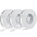 3 Pack Double Sided Tape Heavy Duty, Extra Large16.4FT Nano Double Sided MountingTape, Transparent Strong Removable Adhesive Picture Hanging Strips, Wall Tape Sticky Poster Carpet Decor